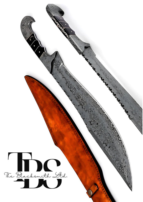 Damascus Machete Knife
