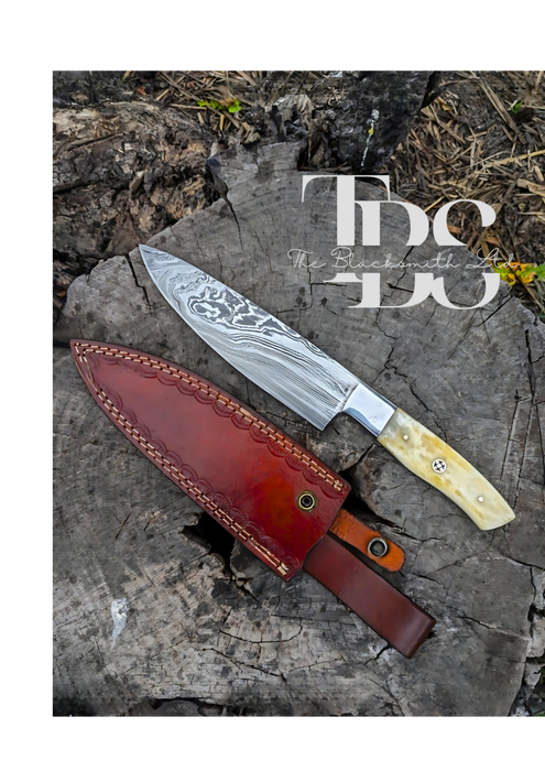 Black or Beige Handle Knife