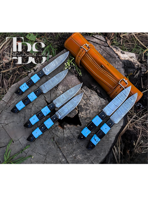 Damascus Chef Knife Set