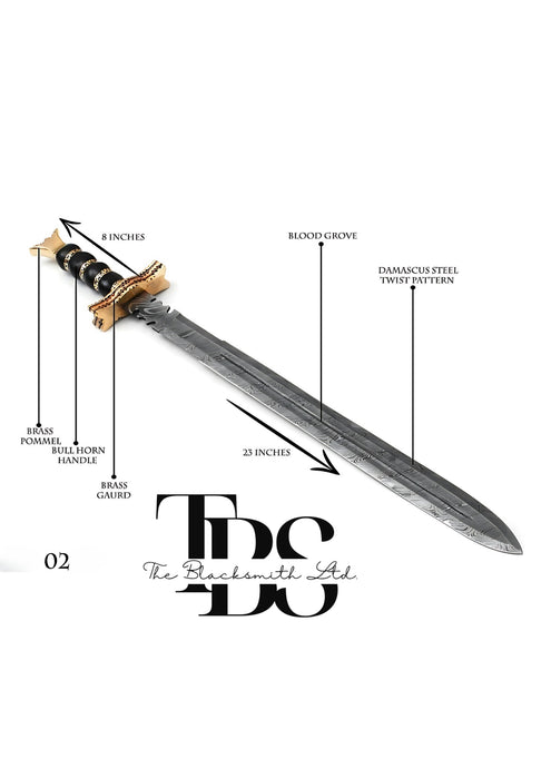Damascus Roman Sword