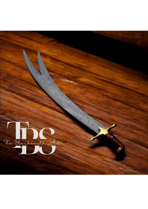 Damascus Zulfiqar Sword