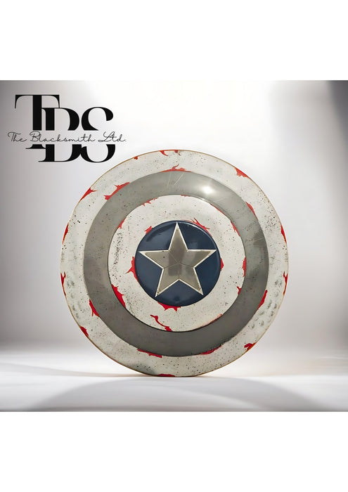 Battle-Damaged Captain America Shield