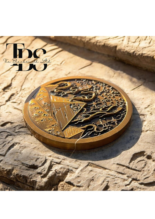 Antiqued Nyarlathotep Coin