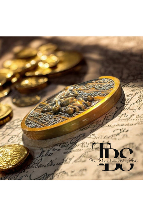 Antiqued Nyarlathotep Coin