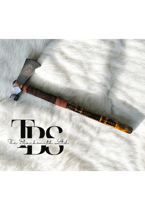 WOLF HUNTERS LEGACY - Skoll & Hati Norse Battle Tomahawk