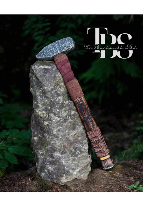Viking Deer-Themed Hammer