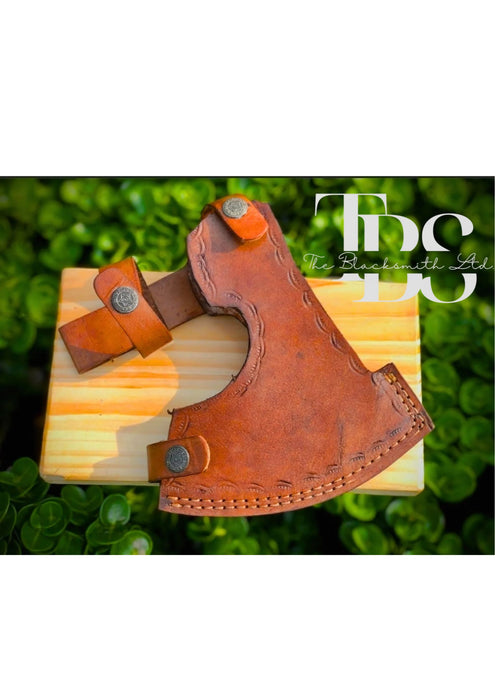 Viking-Inspired Handcrafted Axes – Mixed Variety with Unique Engravings, Different Colors and Shapes, Stainless Steel Blades, Leather Blade Covers, Optional Custom Engraved Wooden Box – Perfect Gift for Collectors, Groomsmen, Christmas, and Anniversaries - TheBlacksmithLtd #