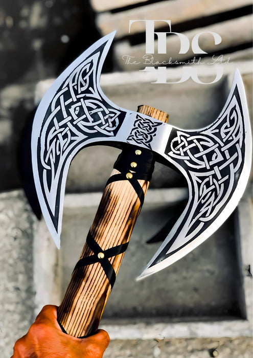 Charred Handle Norse Axe