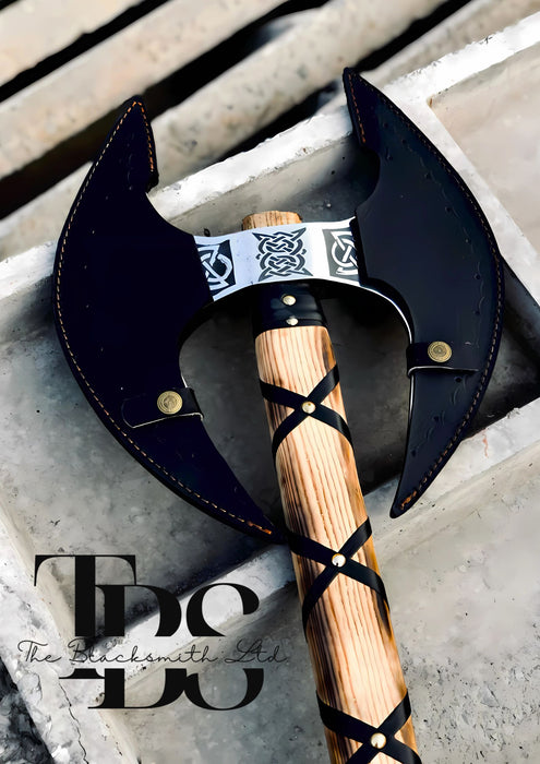 Charred Handle Norse Axe