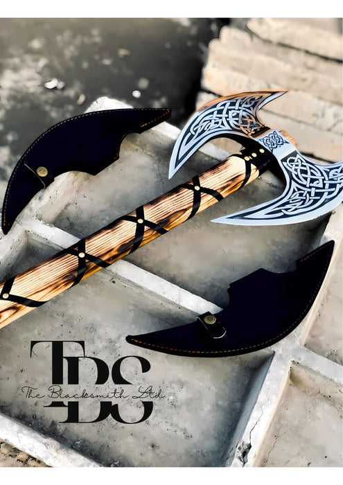 Charred Handle Norse Axe