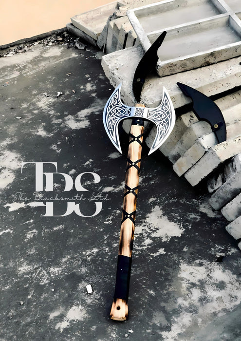 Charred Handle Norse Axe