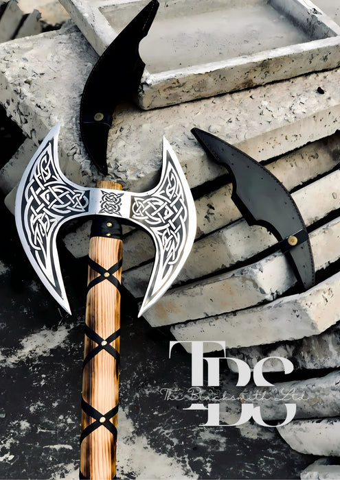 Charred Handle Norse Axe