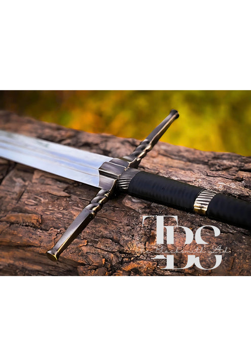 Aesthetic Witcher Sword Replica – Handmade 36-Inch Collectible Sword – Perfect Anniversary Gift, Groomsmen Gift, or Display Piece