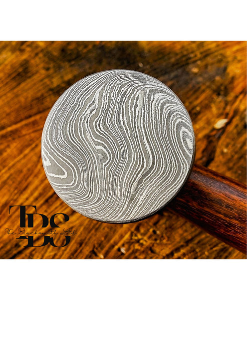 Handcrafted Viking Hammer, Damascus Steel Fantasy Hammer, Norse Mythology Battle Hammer Replica, Collectible Viking Cosplay Hammer, Christmas Gift, Anniversary Gift, Groomsmen Gift - TheBlacksmithLtd #