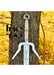 Handcrafted Ciri's Sword Zireael - Official The Witcher replica - Foam Weapon for LARP and Cosplay, Kratos God of War Metal Replica, House of the Dragon Cosplay Sword Christmas Gift, Anniversary Gift, Groomsmen Gift - TheBlacksmithLtd #