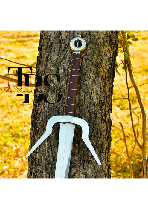 "Handcrafted Zireael Sword, Ciri Metal Replica, The Witcher Cosplay Sword, Elven Steel Blade, Christmas Gift, Anniversary Gift, Groomsmen Gift" - TheBlacksmithLtd #