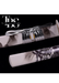 Handcrafted Damascus Steel Katana Sword with Silver Handle, Silver Detailing, and White Blade Cover with Dark Grey Prints – Customizable for Anniversary, Groomsmen Gifts, Christmas Gifts, and Collectors - TheBlacksmithLtd #