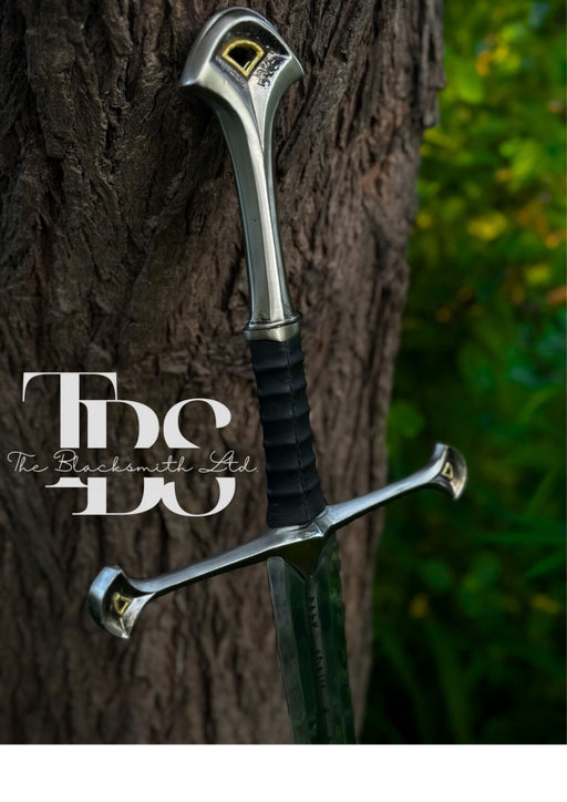 Handcrafted Narsil Sword, Elendil Metal Replica, Lord of the Rings Cosplay Sword, Shattered Blade Edition, Christmas Gift, Anniversary Gift, Groomsmen Gift - TheBlacksmithLtd #