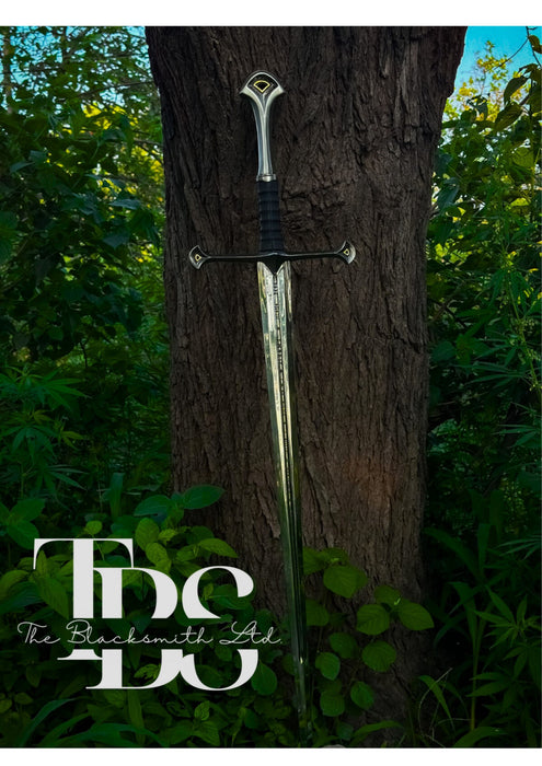 Handcrafted Narsil Sword, Elendil Metal Replica, Lord of the Rings Cosplay Sword, Shattered Blade Edition, Christmas Gift, Anniversary Gift, Groomsmen Gift - TheBlacksmithLtd #