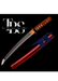 Handmade set of Two Damascus Steel Katana Swords – Black Handle with Black Cover and Dark Orange Handle with Reddish Cover – Full Tang Samurai Swords with Shiny Blades – Ideal for Weddings, Anniversaries, Christmas, or Groomsmen Gifts - TheBlacksmithLtd #