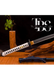 Hancrafted Damascus Steel Katana Sword with White Threaded Handle, Stylish Bluish Cover, and Shiny Blade – Full Tang Samurai Sword for Collectors, Weddings, Anniversaries, Christmas, or Groomsmen Gifts - TheBlacksmithLtd #