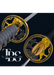 Handcrafted Damascus Steel Katana Sword – Grey Threaded Handle with Golden Detailing, Black, Gold, and Grey Blade Cover with Black Lace – Full Tang Samurai Sword for Collectors, Anniversaries, Christmas, or Groomsmen Gifts - TheBlacksmithLtd #
