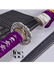 Handmade Damascus Steel Katana Sword – Purple Handle with White Blade Cover and Silver Detailing Below Handle – Full Tang Samurai Sword for Collectors, Anniversaries, Christmas, or Groomsmen Gifts - TheBlacksmithLtd #