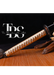 Handmade Damascus Steel Katana Sword – White Threaded Handle with Black and Golden Detailing Near Handle – Black Blade Cover with White Lace – Full Tang Samurai Sword for Collectors, Anniversaries, Christmas, or Groomsmen Gifts - TheBlacksmithLtd #