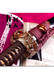 Handmade Damascus Steel Katana Sword – Purple Threaded Handle with Purple and Golden Detailing Near Handle – Black Blade Cover with Purple Lace – Full Tang Samurai Sword for Collectors, Anniversaries, Christmas, or Groomsmen Gifts - TheBlacksmithLtd #