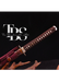 Handmade Damascus Steel Katana Sword – Purple Threaded Handle with Purple and Golden Detailing Near Handle – Black Blade Cover with Purple Lace – Full Tang Samurai Sword for Collectors, Anniversaries, Christmas, or Groomsmen Gifts - TheBlacksmithLtd #