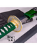 Handmade Damascus Steel Katana Sword – Green Threaded Handle with Silver Detailing Near Handle – Green Blade Cover with Lace – Full Tang Samurai Sword for Collectors, Anniversaries, Christmas, or Groomsmen Gifts - TheBlacksmithLtd #