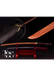 Handcrafted Damascus Steel Katana Sword with Black Handle and Red Design, Black and Red Blade Cover, and Black Detailing Below Handle – Customizable for Anniversary, Groomsmen Gifts, Christmas Gifts, and Collectors - TheBlacksmithLtd #