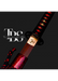 Handcrafted Damascus Steel Katana Sword with Black Handle and Red Design, Black and Red Blade Cover, and Black Detailing Below Handle – Customizable for Anniversary, Groomsmen Gifts, Christmas Gifts, and Collectors - TheBlacksmithLtd #