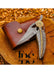 Handcrafted Folding Leaf Knife, Fantasy Weapon with Damascus Steel Blade, Unique Collectible Knife, Compact Folding Knife, Christmas Gift, Anniversary Gift, Groomsmen Gift - TheBlacksmithLtd #