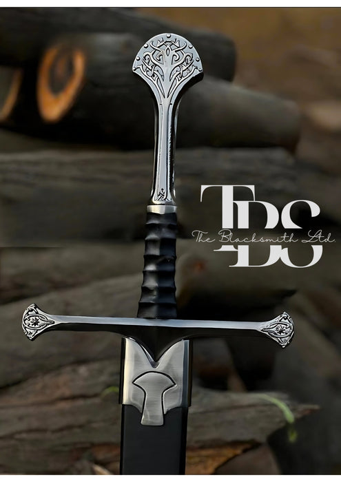 Handcrafted Narsil Sword, Aragorn’s Broken Sword Replica, Book Version of Middle-Earth Sword, Fantasy Collectible, Cosplay Sword, Christmas Gift, Anniversary Gift, Groomsmen Gift - TheBlacksmithLtd #