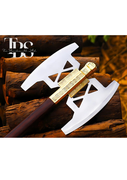 Handcrafted Axe of Gimli Replica, Lord of the Rings Dwarven Battle Axe, Fantasy Collectible, LOTR Cosplay Weapon, Christmas Gift, Anniversary Gift, Groomsmen Gift - TheBlacksmithLtd #