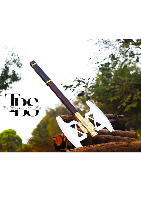 Handcrafted Axe of Gimli Replica, Lord of the Rings Dwarven Battle Axe, Fantasy Collectible, LOTR Cosplay Weapon, Christmas Gift, Anniversary Gift, Groomsmen Gift - TheBlacksmithLtd #