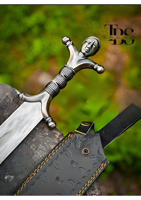 Handcrafted Orcrist Sword with Steel Sculpted Handle, Thorin Oakenshield’s Goblin-Cleaver Replica, Middle-Earth Fantasy Sword, The Hobbit Cosplay Sword, Christmas Gift, Anniversary Gift, Groomsmen Gift - TheBlacksmithLtd #