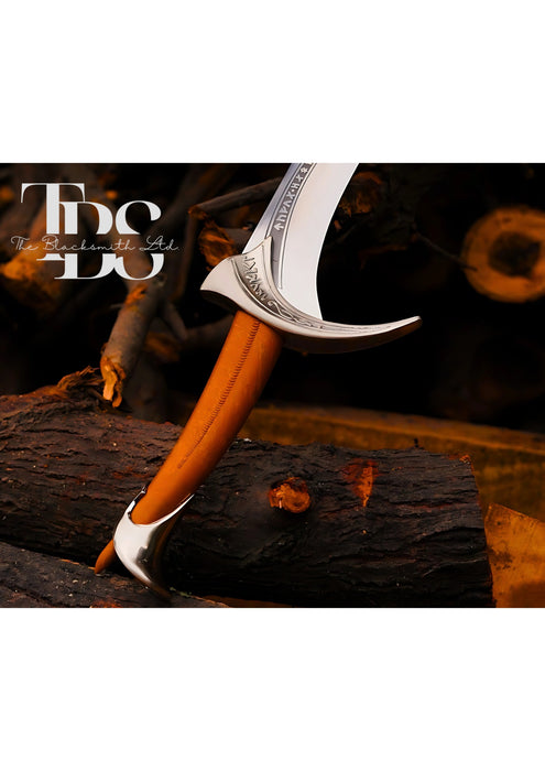 Handcrafted Orcrist Sword, Thorin Oakenshield’s Goblin-Cleaver Replica, Middle-Earth Fantasy Sword, Hobbit Cosplay Sword, Christmas Gift, Anniversary Gift, Groomsmen Gift - TheBlacksmithLtd #