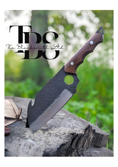 Steel Brown Handle Cleaver