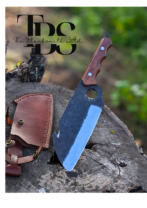 Steel Brown Handle Cleaver