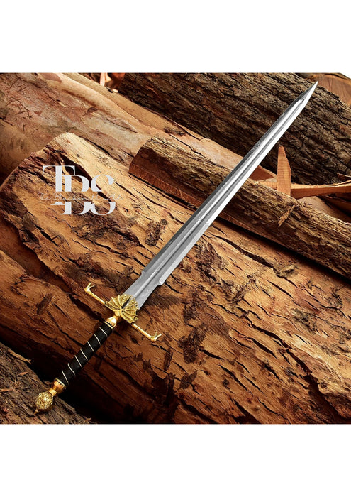 Handcrafted Blackfyre Sword, Viserys Targaryen Metal Replica, House of the Dragon Cosplay Sword, Christmas Gift, Anniversary Gift Groomsmen Gift - TheBlacksmithLtd #