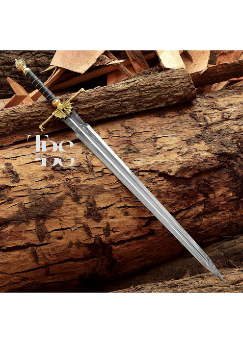 Handcrafted Blackfyre Sword, Viserys Targaryen Metal Replica, House of the Dragon Cosplay Sword, Christmas Gift, Anniversary Gift Groomsmen Gift - TheBlacksmithLtd #