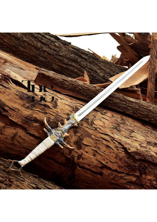 Handcrafted Halloween Sword, House of the Dragon Cosplay Sword, Christmas Gift, Anniversary Gift Groomsmen Gift, Monogram Sword, Custom Sword, Personalized Sword, Engraved Sword, Fantasy Dragon Sword - TheBlacksmithLtd #