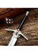 Handcrafted, Wild Hunt, Geralt of Rivia Arondight's Witcher Black Sword, Personalized Sword, Two-Handed Sword Of Witcher Geralt Of Rivia w/ Sheath Leather Strap, House of the Dragon Cosplay Sword, Christmas Gift, Anniversary Gift, Groomsmen Gift - TheBlacksmithLtd #