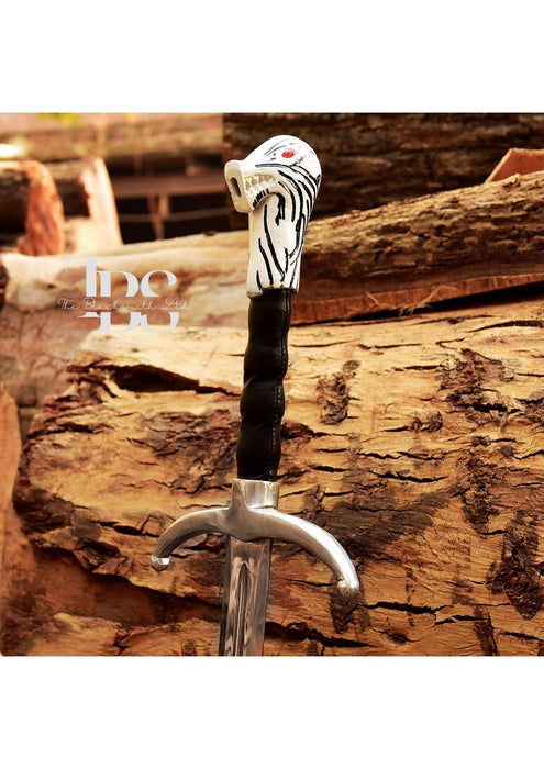 "Handcrafted Longclaw Sword, Jon Snow Metal Replica, Game of Thrones Cosplay Sword, Direwolf Pommel, Christmas Gift, Anniversary Gift, Groomsmen Gift" - TheBlacksmithLtd #