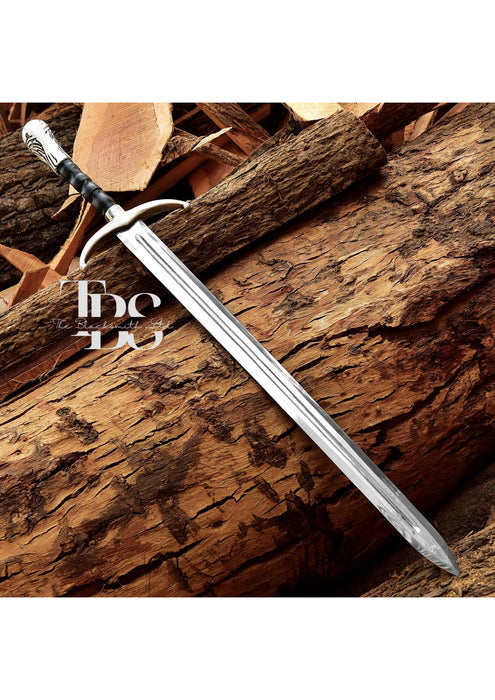 "Handcrafted Longclaw Sword, Jon Snow Metal Replica, Game of Thrones Cosplay Sword, Direwolf Pommel, Christmas Gift, Anniversary Gift, Groomsmen Gift" - TheBlacksmithLtd #