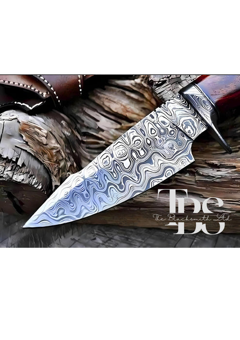 Custom Handmade Damascus Steel Knife – 10 Inch – Engraved Blade – Multiple Handle Colors – Personalized Engraving Option – Perfect Gift for Anniversary, Groomsmen, or Christmas