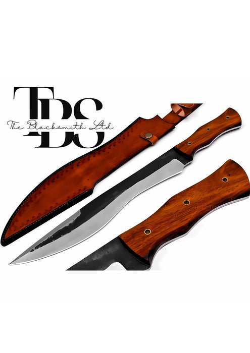 Handcrafted High Carbon Steel and Damascus Steel Hunting Knives (Approx 23inches) – Perfect Anniversary, Christmas, or Groomsmen Gifts