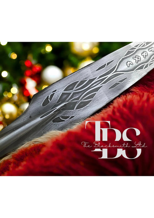 Hand-Engraved Viking Ragnarok Spear | 60-Inch Norse Mythology-Inspired Weapon | Unique Christmas, Anniversary, or Groomsmen Gift